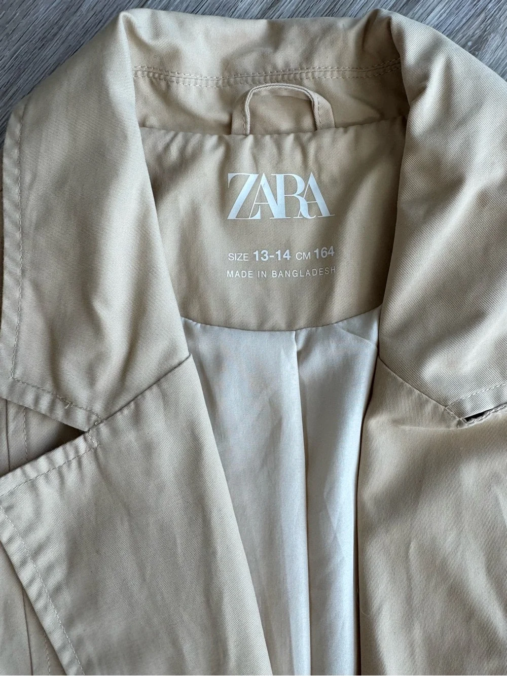 Zara classic beige